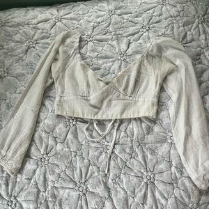 Cropped longsleeve Princess Polly top